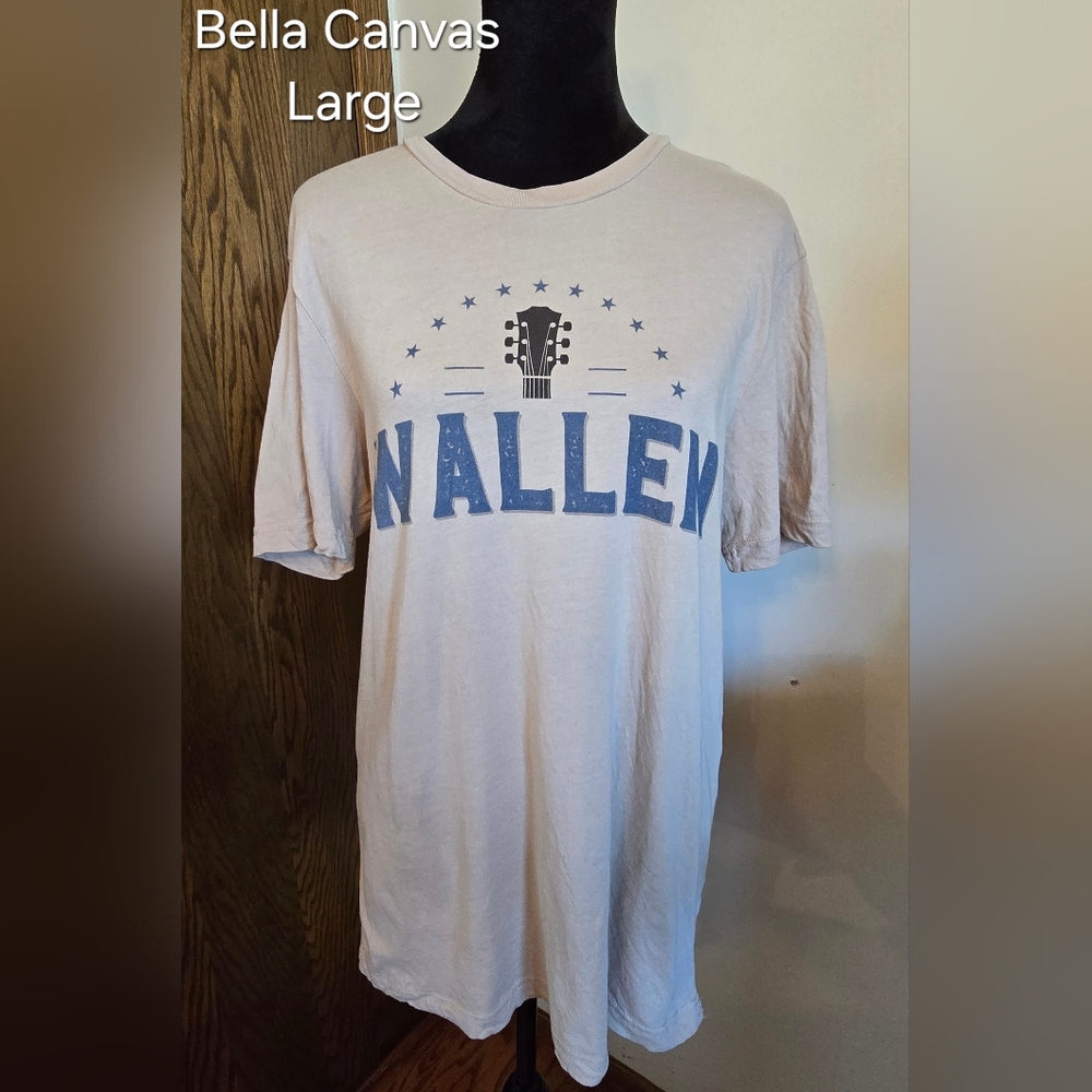 Bella Canvas Beige Morgan Wallen T‎